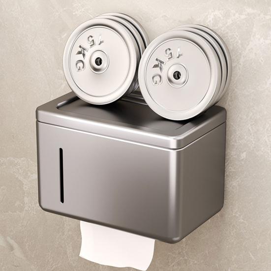 Napkin Storage Box Wall Mounted Waterproof Toilet Paper Holder Non-drilled Easy Installation Bathroom Organizer