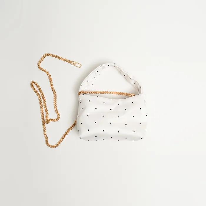 Mini Dot POKI bag _ white