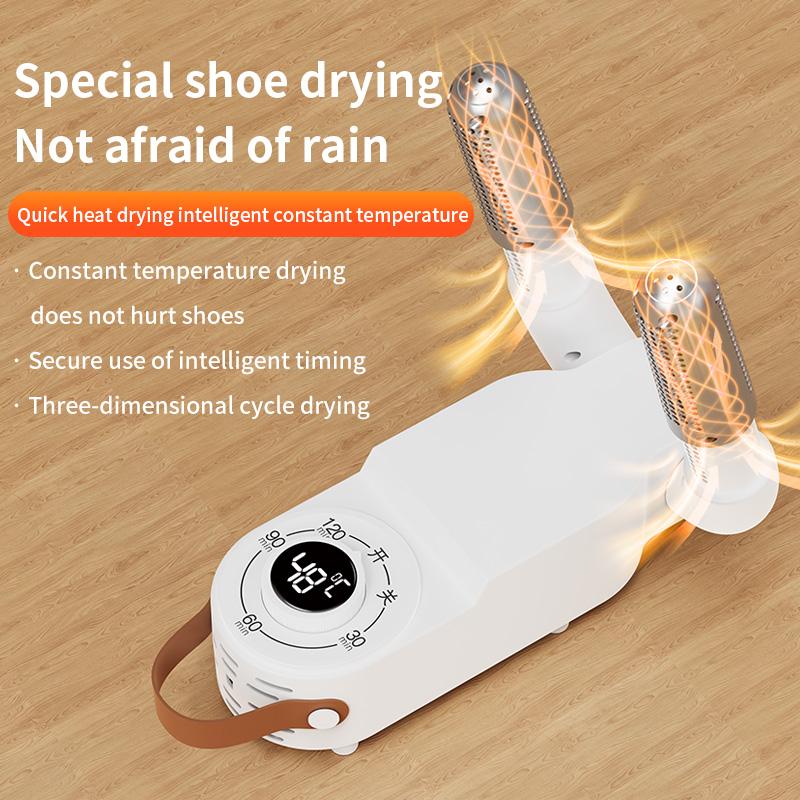 Intelligent Timer Shoe Dryer Boot Warmer EU/US UV Telescopic Adjustable Dryer Quick Drying Deodorizing Sterilizing Shoe Dryer