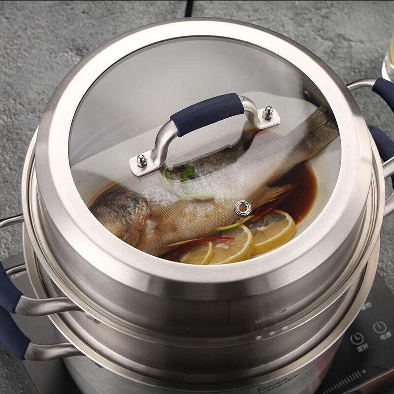 Beilunsi 28cm 3-Layer Stainless Steel Steamer Pot