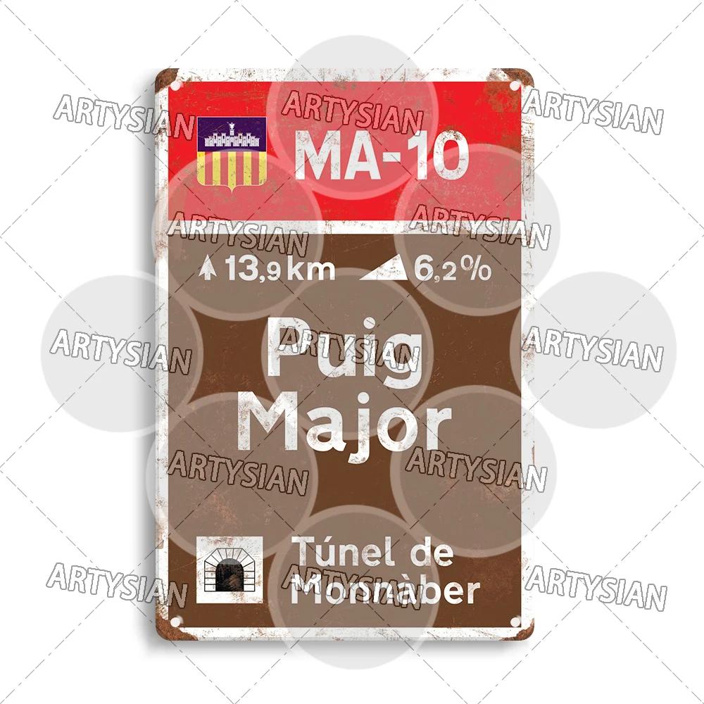 Artysian Tour de France Radrennen Radsport Wahrzeichen Metallplakette Straßenschilder Croix de FER Madeleine Tourmalet Luz-Ardiden Loze