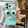 Phone Case: 2D Flat Design Suitable for iPhone 18 17 16 15 14 13 Pro Film Protective Case, Couple Style, Covering Mouth In Surprise, Christmas and Hal