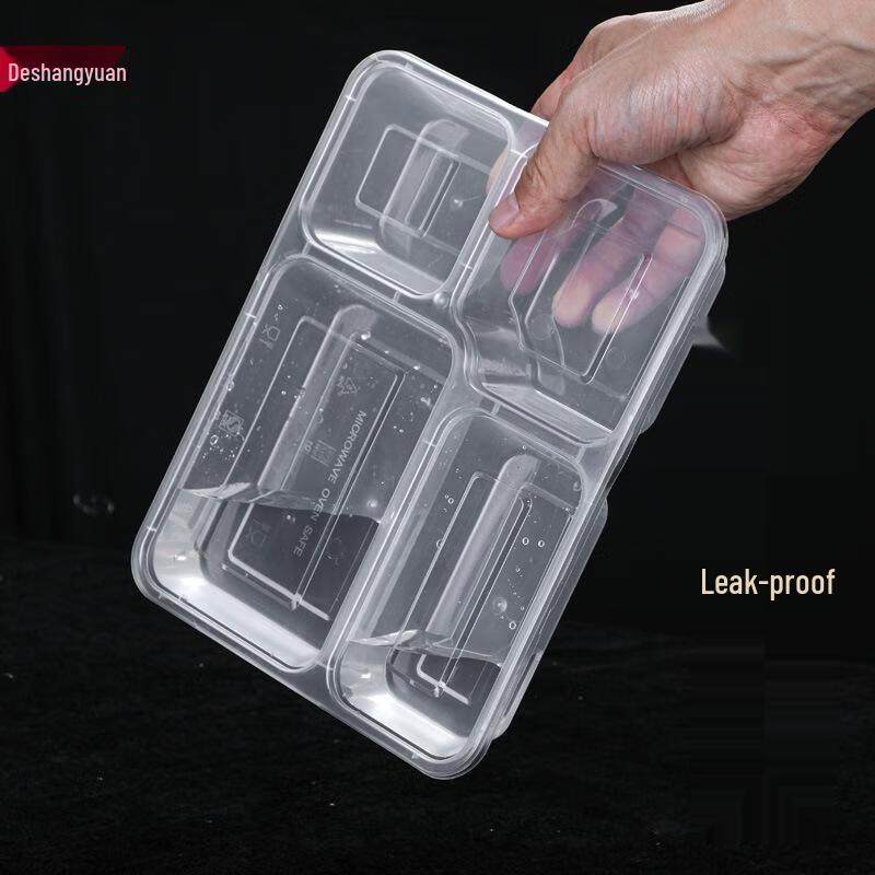 Deshangyuan 5-Compartment Disposable Meal Prep Containers