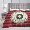 Soft Blanket Child Camping New Year Plaid & Pattern Throw Blanket  Flannel Bedspread For Home Decor Street Trend Sofa Bed Cover