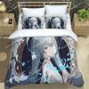 Genshin Impact Element Duvet Cover Set Cartoon Bedding Set Bedroom Dormitory Soft Single Double Duvet Cover For Boys