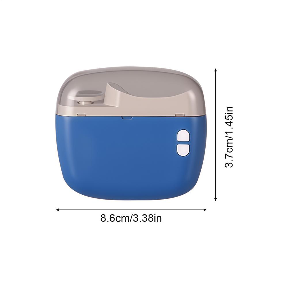 

Electric Nail Clipper Quiet 2 Speed Manicure Tools Grinder Professional Auto Nail Clipper Trimmer for Home Office Travel Salon синій