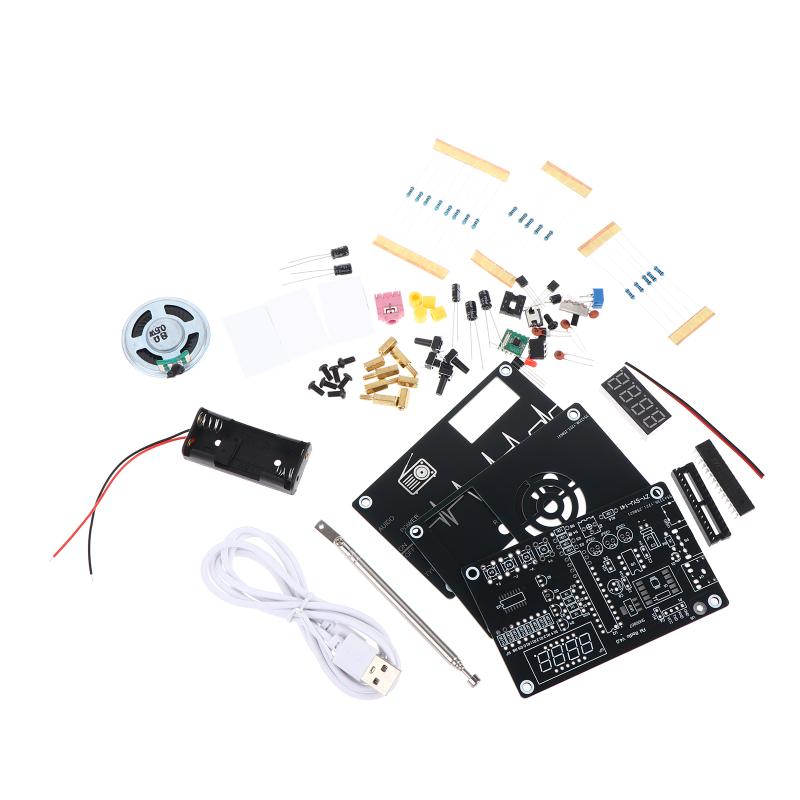 DIY FM Radio Kit Soldering Practice Kit For School Electronic Learning Education Supplies DIY Loose Parts 87-108MHz