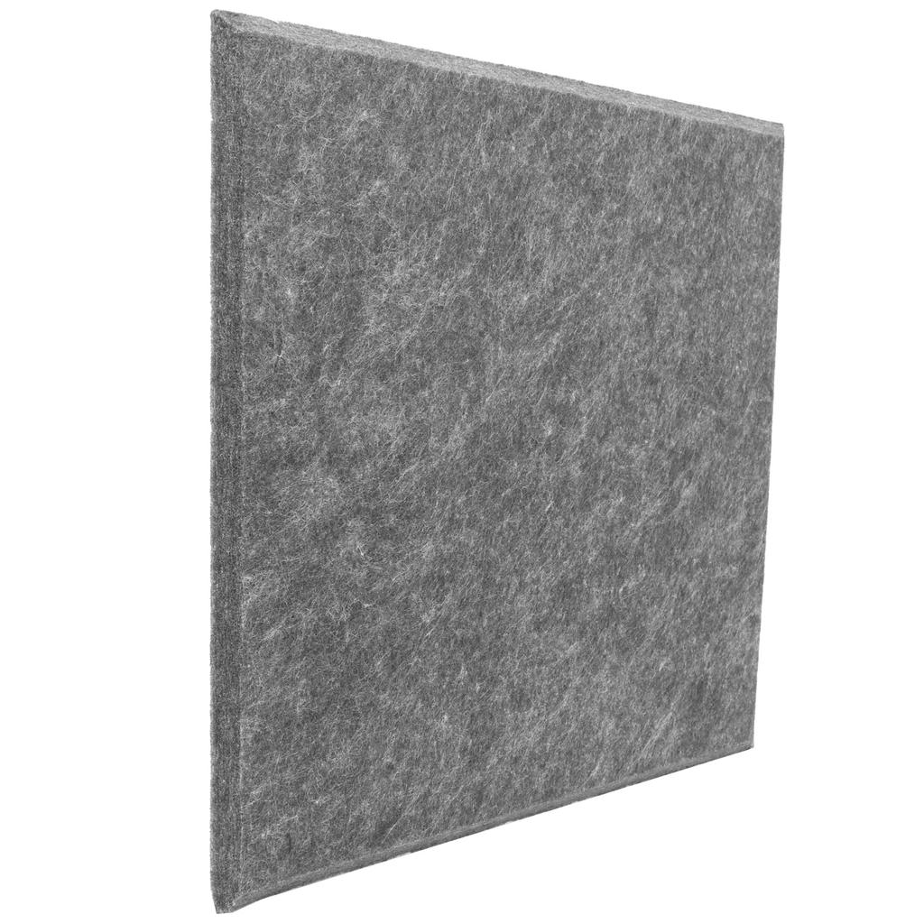 6Pcs SoundAbsorbing Board Acoustic Polyester Soundproof proof Silencer Panels(Gray )