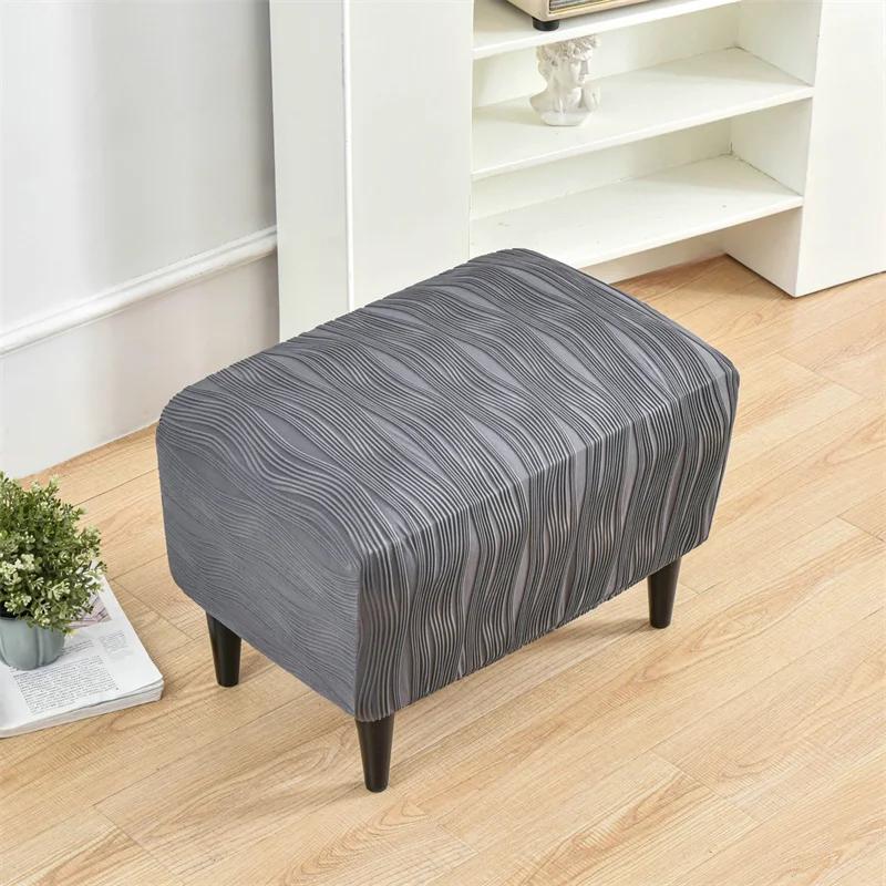 

Strip Printed Wing Chair Cover Stretch Armchair Covers Elastic Non Slip High Back Sofa Slipcovers With Seat Cushion Cover Home