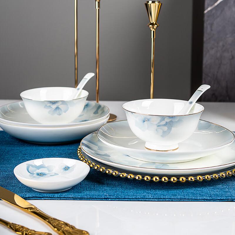 Tang Hui Lan Ting Ya Ji 50-Piece Bone China Dinnerware Set