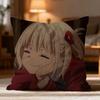 Fashion LLycoris Recoiled Cushion Cover Soft Washable Pillow Case Multi-Scene for Couch Bed Travel Office Use