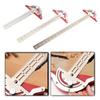 Portable Accurate Woodworkers Edge Rule Stainless Steel 0-70 Degrees Scale Ruler Marking Tool Durable Woodworking Protractor