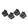 4Pcs RC Link Mount Brass Stable Rustproof RC Upgrade Parts for Axial SCX10 II AR44 Axles 1/10 Black