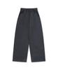 CHAMBROS Point Logo Pintuck Wide Sweatpants [Dark Grey]