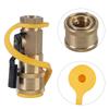 Set of 7 Brass Propanes Connectors Quick Connecting Fitting Conversion Fitting Grilling Connectors Suitable for Travel