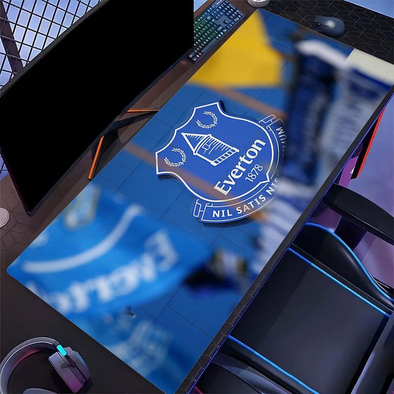 Everton Mouse Pad, Large Gaming Desk Mat, Non-slip XXL Mousepad for Laptop & Tablet, Mini PC Playmat with Stitched Edges