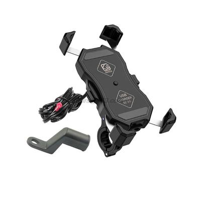 À prova dwaterproof água universal 12v motocicleta montagem do telefone móvel suporte de moto com qc3.0 carga rápida 3.0 usb