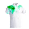 Men's Quick-Dry Patterned Polo Shirt