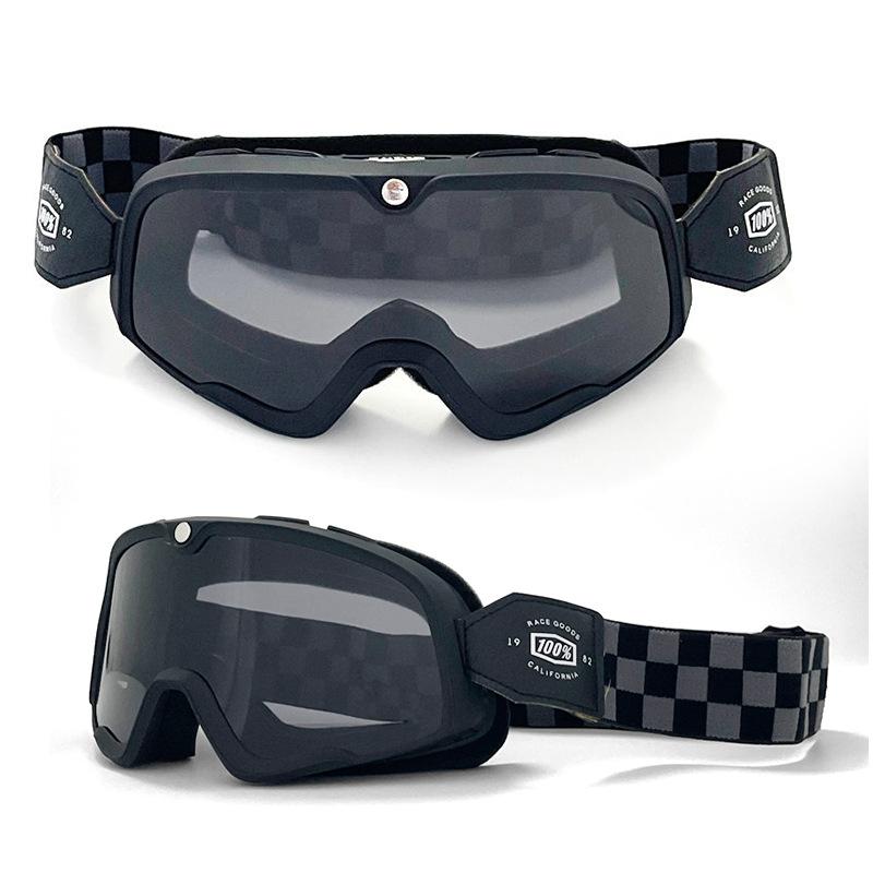 Brille Motorradbrille Vintage Lokomotive Harley Helmbrille Outdoor Sport Windschutz