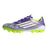adidas F50 League Fashionable Comfortable Mesh Durable Soccer Shoes Unisex Soccer Shoes Purple Green White JH7740