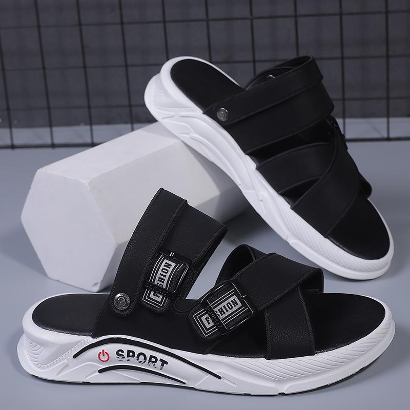 FashionNew Slip On мужские сандалии летние дышащие прогулочные сандалии для отдыха — фото 5