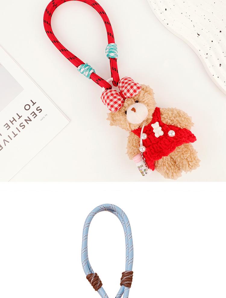Adorable Puppy Plush Pendant Keychain - Cute Bag Charm for Couples