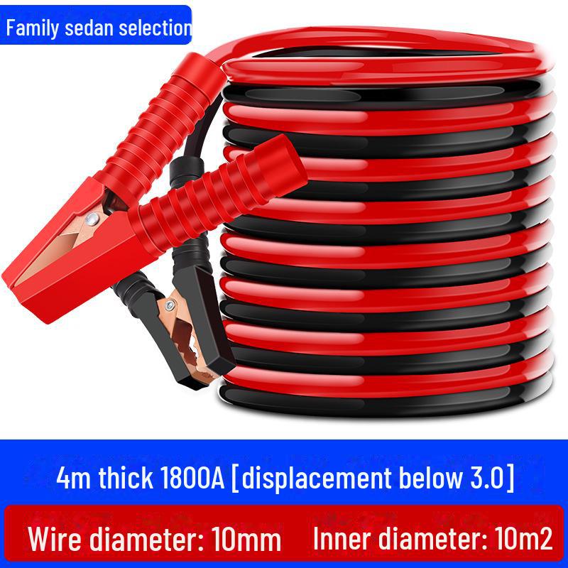 Fully Enclosed Pure Copper Car Battery Emergency Power Line Set