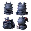 Cat Statue Collectibles Ornament Accessories Home Decor Resin Cat Tea Pet for Study Bookcase Office Cabinet Tearoom
