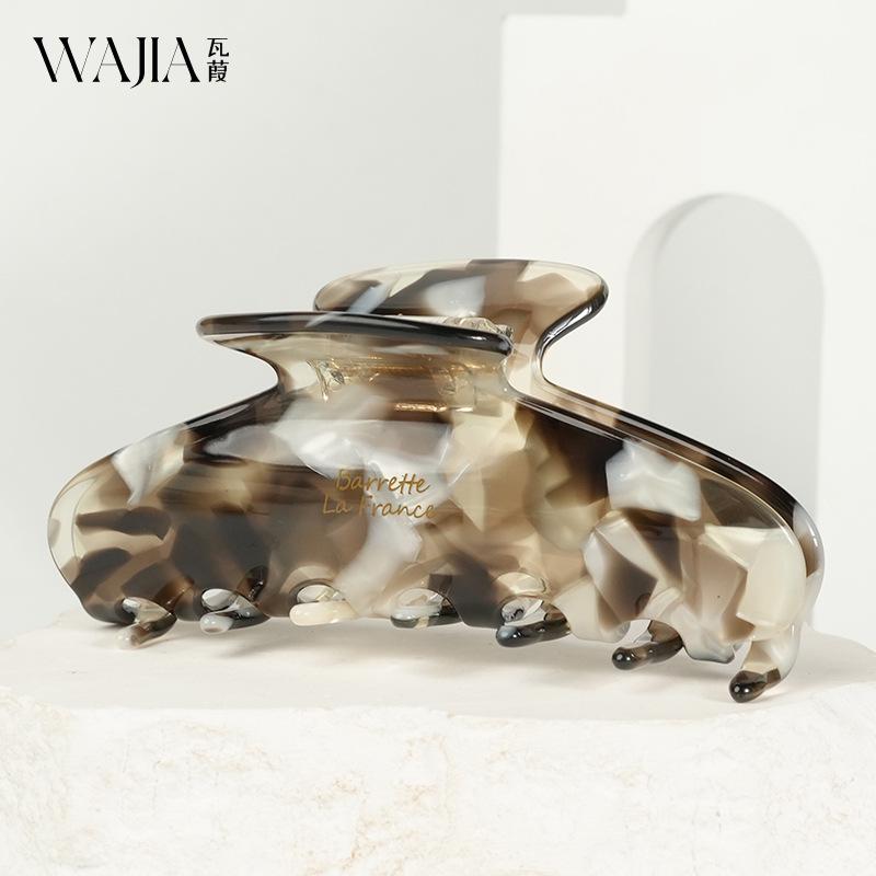 

Элегантная заколка для волос в стиле ретро из ацетата Wjia во французском стиле