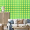 Candy Check Wallpaper Green and Lime for Living Room and Bedroom 50x1000
