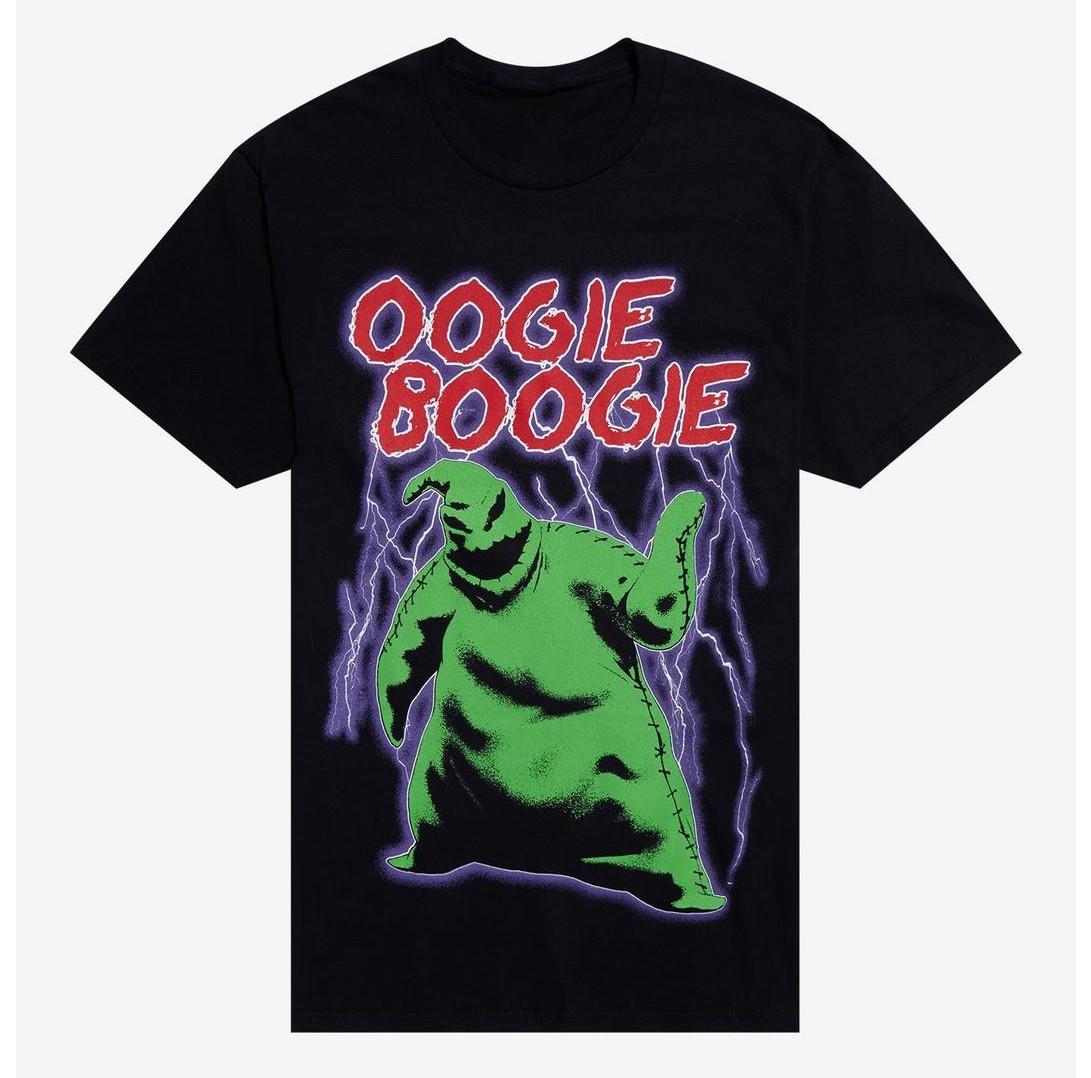 The Nightmare Before Christmas Oogie Boogie Lightning T-Shirt Halloween Tee S