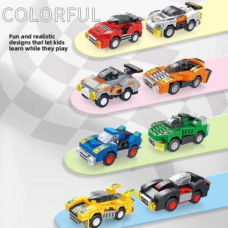 High Quality Abs Car Building Blocks With Diy Assembly For Kids And Teens
