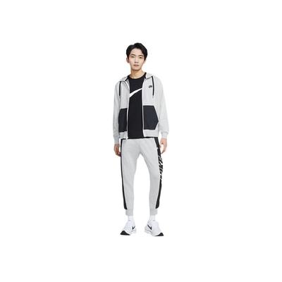 Sportswear Full-Zip Hooded Jacket Sweatshirt Men Outerwear Mottled-Grey CZ9945-050