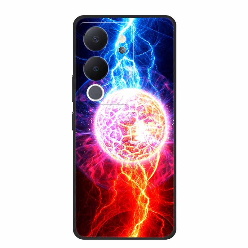Phone Case For Vivo V30 Lite 5G Back Cover Case Shockproof Black Silicone Soft Funda For Vivo V30 Lite Case V 30 Lite Coque Capa
