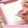 4Pcs Multicoloured Ballpoint Pen Set with Retractable Designs 0.5mm Tip For Students, Teachers and Professional Writing