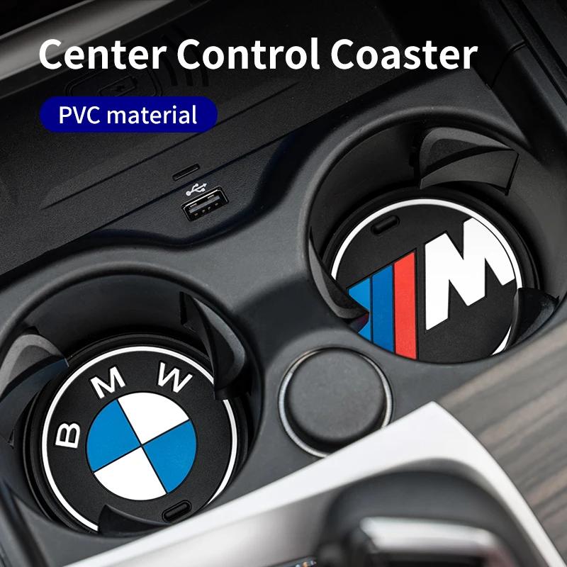 Adesivo per Auto Caldo 2025 M Power Sottobicchieri per Auto in Silicone Antiscivolo Tappetino per Tazza d'Acqua per BMW X1 X2 X3 X5 X4 X6 X7 G30 G20 G32 G11 G12 F40