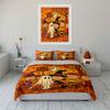 Colorful Cartoon Cats Design Bedding Duvet Cover Set Duvet Cover Pillowcases  (1*Duvet Cover 2*Pillowcases, without duvet insert)