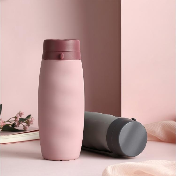 User Friendly Silicone Folding Cup Drinking Bottle Perfect for Outdoor Activity Enthusiasts Leakproof and Easy Cleaning