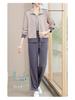 2025 Spring Tracksuit for Middle-aged Moms: Age-defying Casual Jacket and Top Set for Spring and Autumn