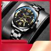 Fashion Men'S Stainless Steel Strap Men'S Watch Student Calendar Electronic Quartz Watch