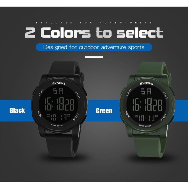 New Top Brand Waterproof Sports Watch Men's Outdoor Electronic Watch Luminous Multifunctional Student Men's Watch