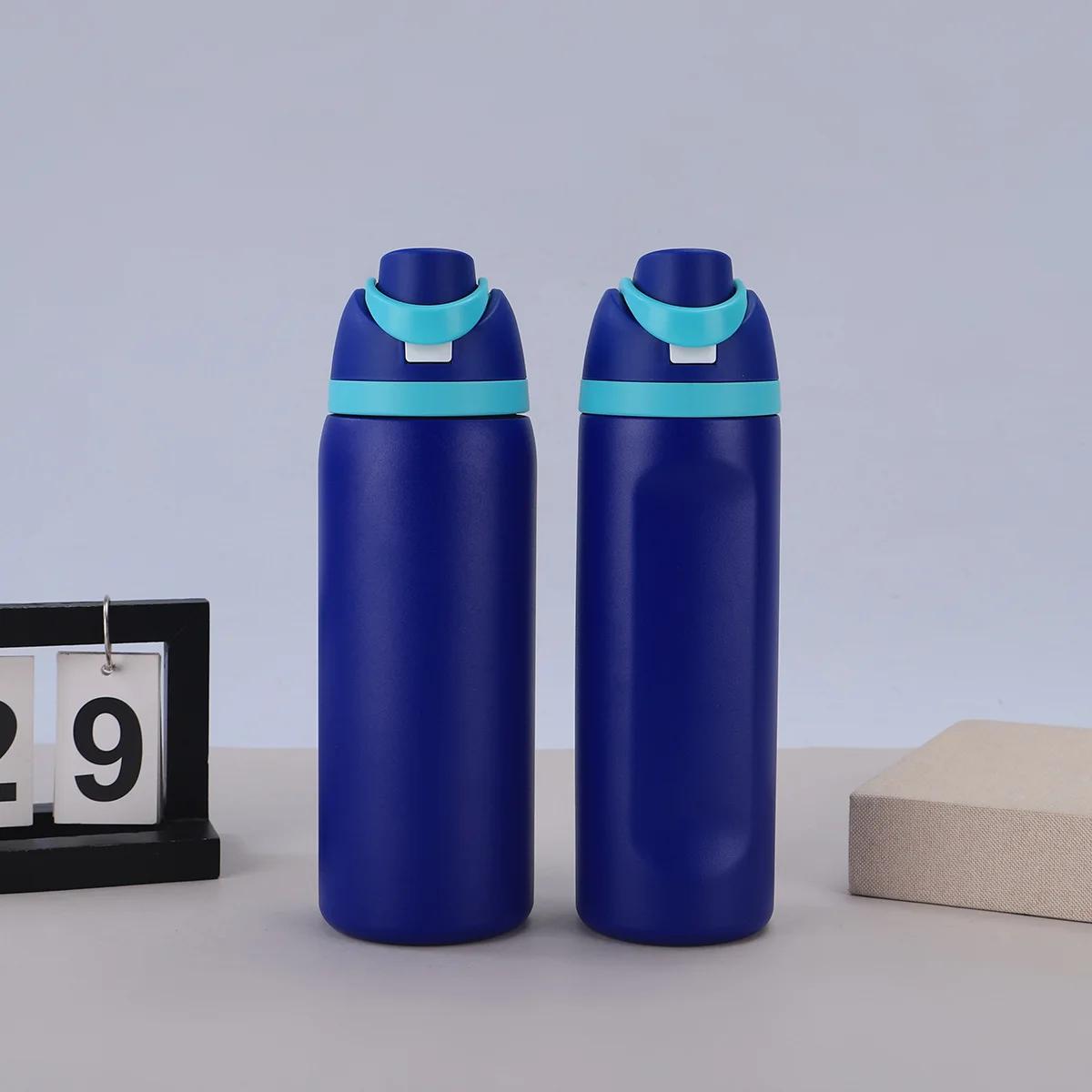 

Ручная чашка для фруктов, вакуумная чашка из нержавеющей стали 304, большая вместимость, спортивная бутылка для двух напитков 16oz