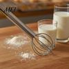 Suppen-Geschmacks-Mischer Doppelkopfwirbel, Edelstahl-Mixer-Stößel, Handmixer Miso-Auflöser-Löffel für Paste, Sahne, Eier, Leicht zu reinigen