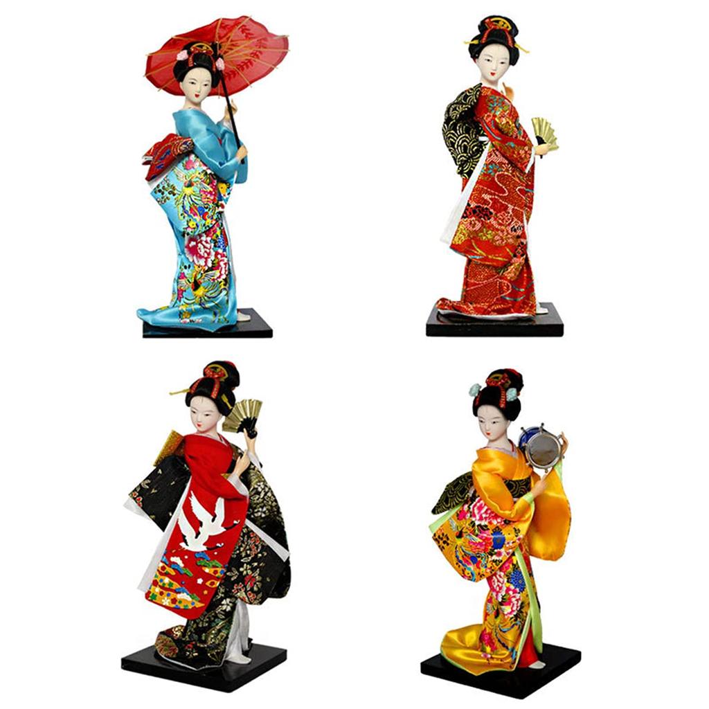 Japanese Japanese Kimono Japanese Japanese Geisha Doll Dancing Japanese Oriental Desktop Sushi Restaurant Japanese Gift for 25cm Doll, Doll, Doll,