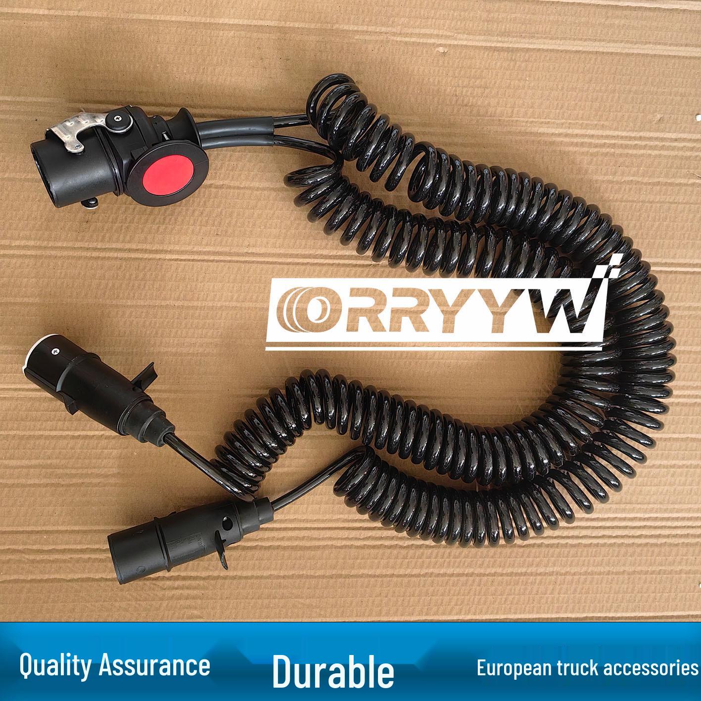 

Volvo, Mercedes, Scania 15-контактный к двойному 7-контактному шнуру питания прицепа. Domestic