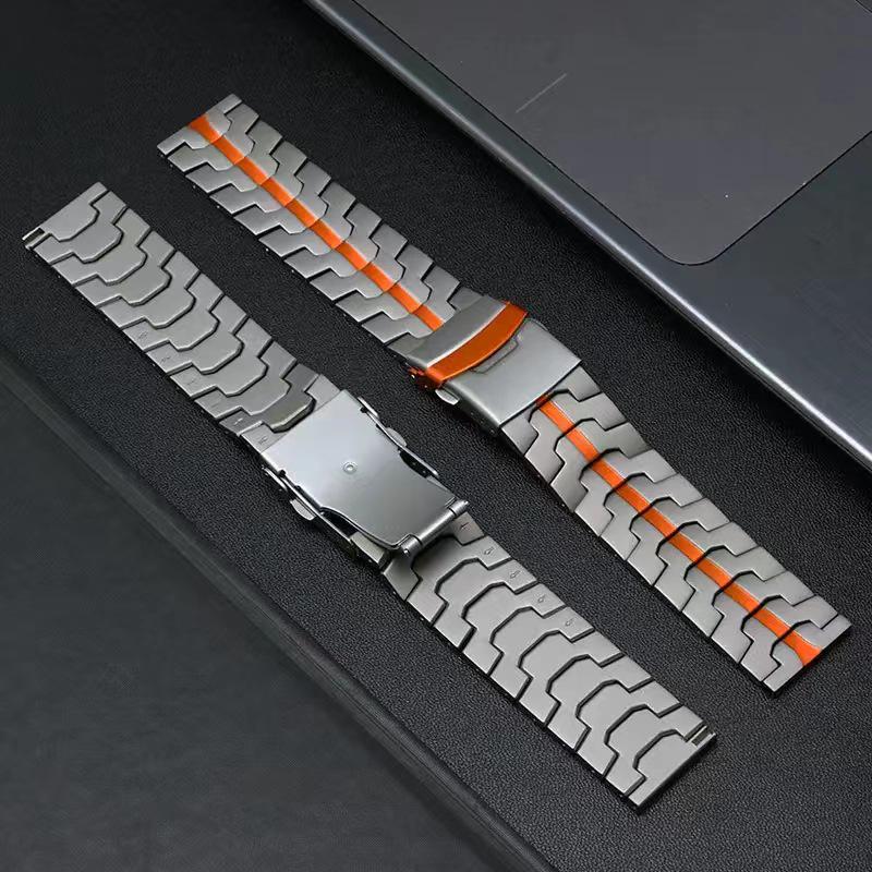Stainless Steel Buckle Strap for Huawei iWatch - Iron Man Design
