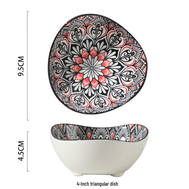 Moroccan Ceramic Condiment & Snack Dish Set