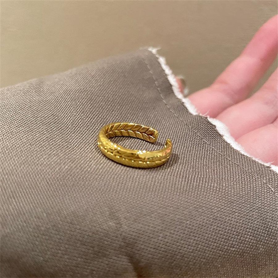 Damski pierścionek otwarty ze srebra próby 925 - Nie blaknący, wszechstronny sygnet, modny design high-end