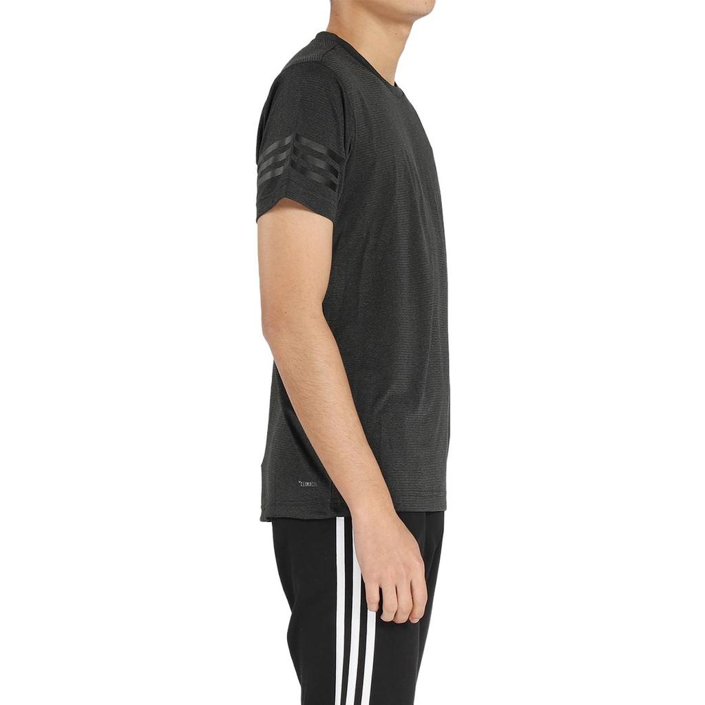 Adidas Solid Color Round Neck Short Sleeve T-Shirt Men Tops Dark-Gray CE0867