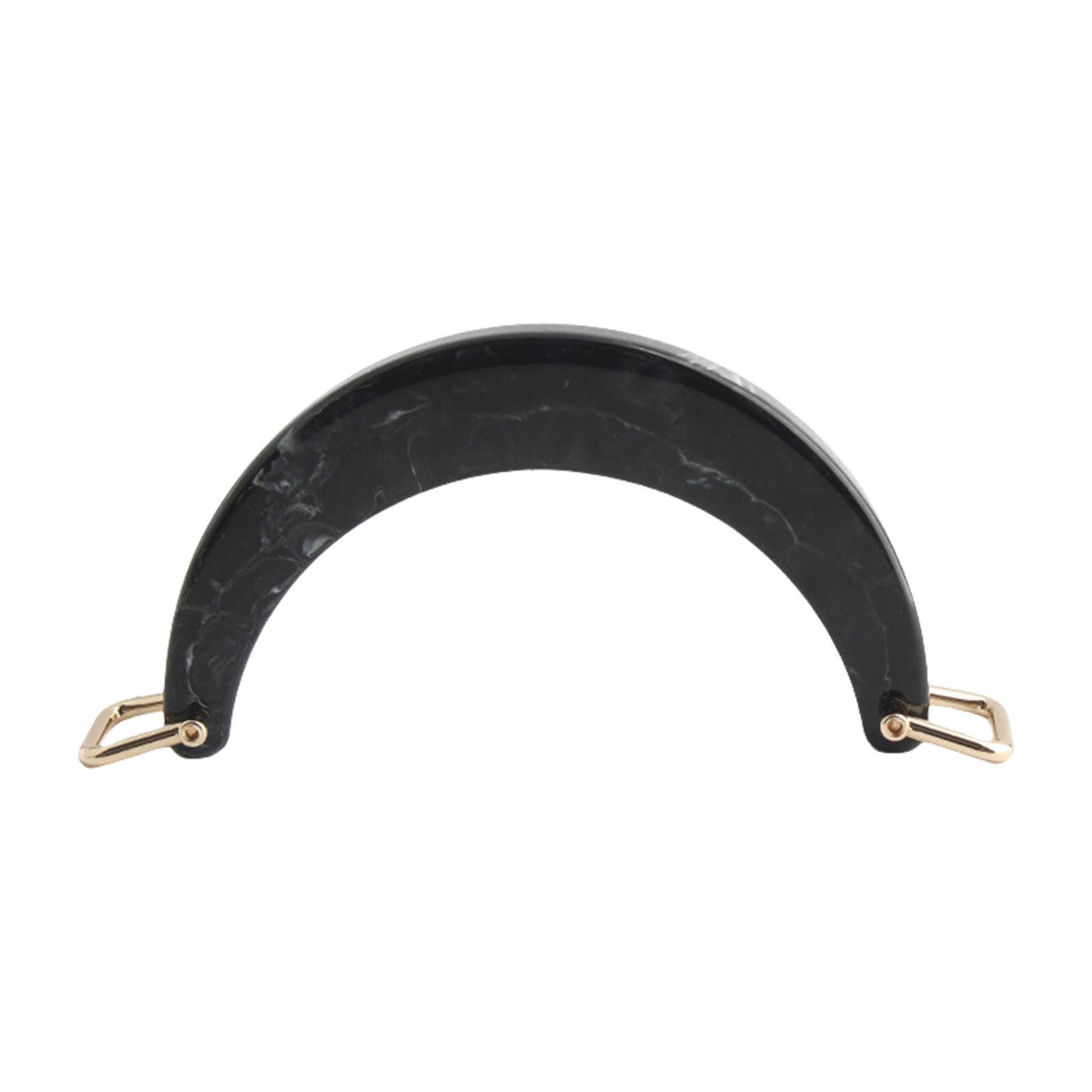 

Полукруглая форма ручки сумки смолы сменные ручки сумки принадлежности для женщин DIY вязание крючком сумки изготовление сумок ремесла 3